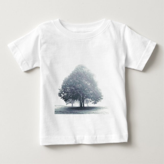 T-shirt Pour Bébé Un arbre dans le brouillard (Devant)