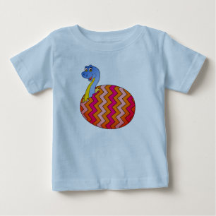 T-shirt Pour Bébé Un beau œuf de Pâques et un T-Shirt bébé dinosaure