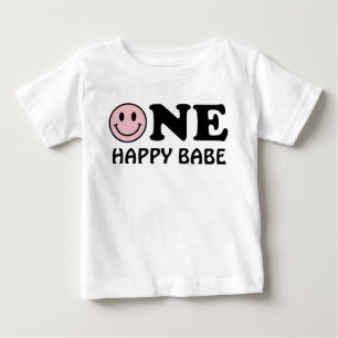 T-shirt Pour Bébé Un bébé heureux   Premier anniversaire personnalis