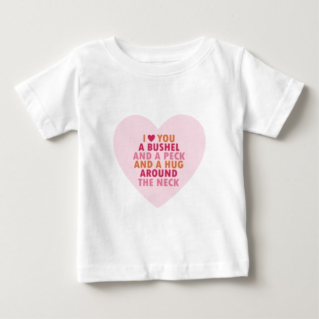 T-shirt Pour Bébé Un boisseau et un pic et. -01 (Devant)