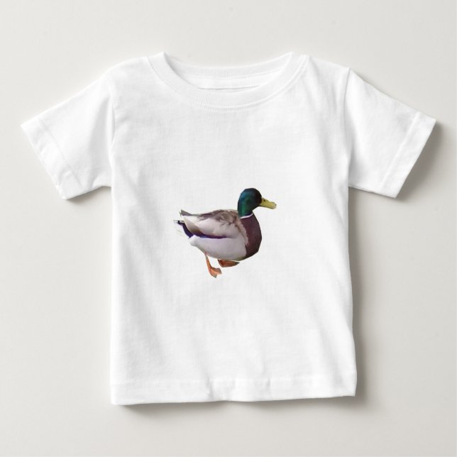 T-shirt Pour Bébé Un canard debout (Devant)