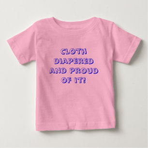 T-shirt Pour Bébé Un chiffon en couches et en sont fiers !