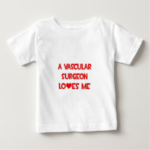 T-shirt Pour Bébé Un chirurgien vasculaire m'aime