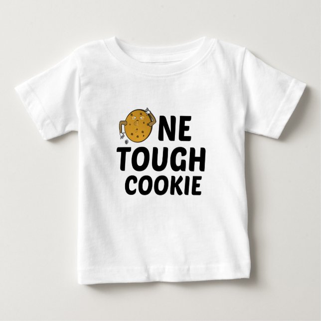 T-SHIRT POUR BÉBÉ UN COOKIE DIFFICILE (Devant)
