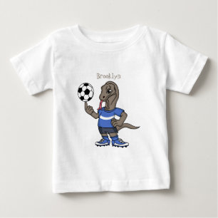 T-shirt Pour Bébé Un dragon de Komodo amusant qui joue au dessin ani