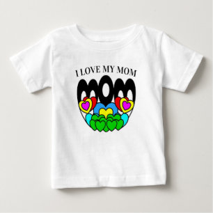 T-shirt Pour Bébé Un enfant qui aime sa maman