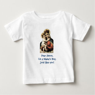 T-shirt Pour Bébé Un garçon de maman comme la chemise de Jésus Toddl