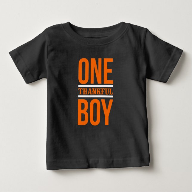 T-shirt Pour Bébé Un garçon reconnaissant  (Devant)