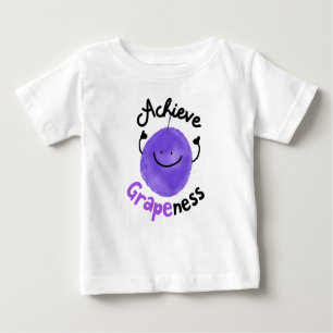 T-shirt Pour Bébé Un jeu de raisins positif - Obtenir une image