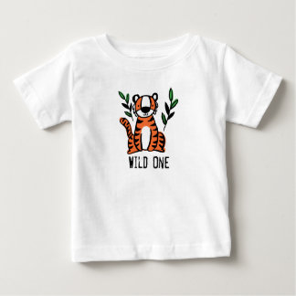 T-shirt Pour Bébé Un joli Tigre sauvage