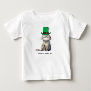 T-shirt Pour Bébé Un joyeux chat irlandais