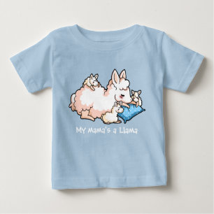 T-shirt Pour Bébé Un lama de ma maman