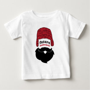 T-shirt Pour Bébé Un Lumberjack Art Lumberjack Casquette Lumberjack