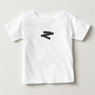 T-shirt Pour Bébé Un Mess De Superbes Chaos Étiquettes Embossés