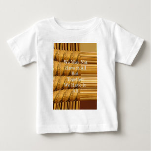 T-shirt Pour Bébé Un message inspirant avec la conception africaine 
