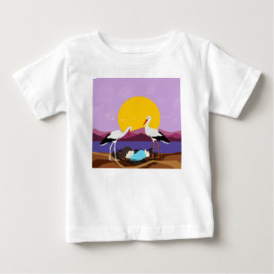 T-shirt Pour Bébé Un messager qui a adopté un bébé