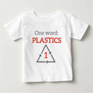 T-shirt Pour Bébé Un mot : Plastiques