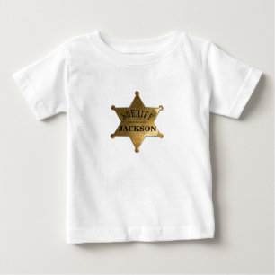 T-shirt Pour Bébé Un nouveau shérif de Lil' en ville
