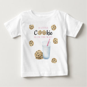 T-shirt Pour Bébé Un petit biscuit est en route Baby shower