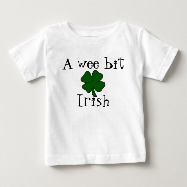 T-shirt Pour Bébé Un petit peu Irlandais (Devant)