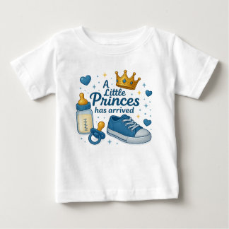 T-shirt Pour Bébé Un Petit Prince Est Arrivé Baby Boy Celebrat