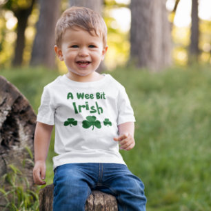 T-shirt Pour Bébé Un peu irlandais