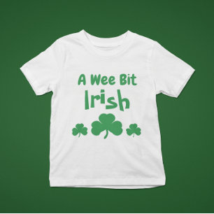 T-shirt Pour Bébé Un peu irlandais