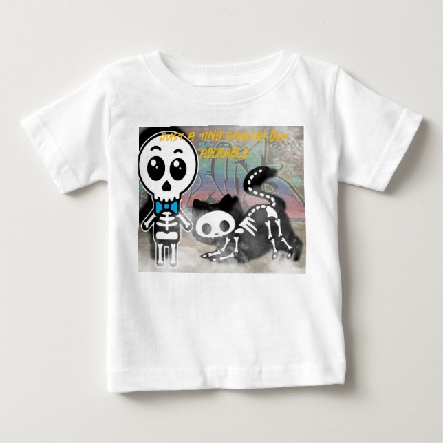 T-shirt Pour Bébé Un peu macabre  (Devant)