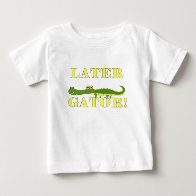 T-shirt Pour Bébé Un plus défunt alligator (Devant)