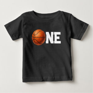 T-shirt Pour Bébé Un premier anniversaire de basket-ball