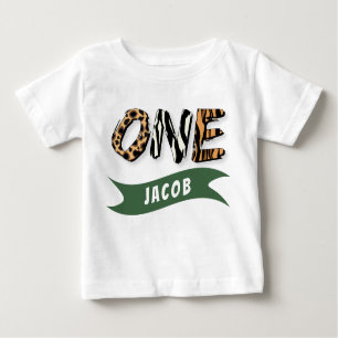 T-shirt Pour Bébé Un premier anniversaire sauvage