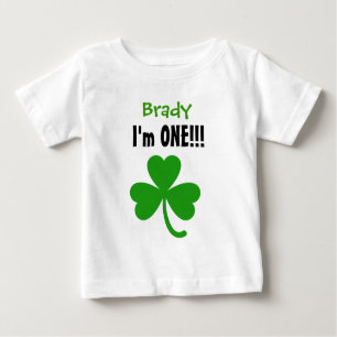 T-shirt Pour Bébé Un shamrock chanceux V05 de ęr anniversaire d'an