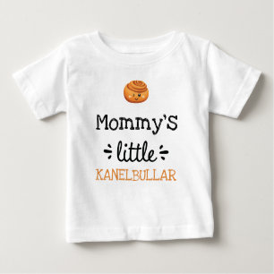 T-shirt Pour Bébé [Un texte] Petit Kanelbullar mignon costume bébé