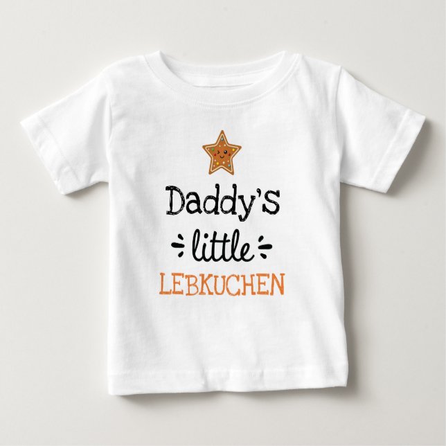 T-shirt Pour Bébé [Un texte quelconque] Little Lebkuchen (Devant)