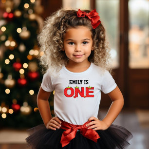 T-shirt Pour Bébé Un thème de fraise pour le 1er anniversaire de béb