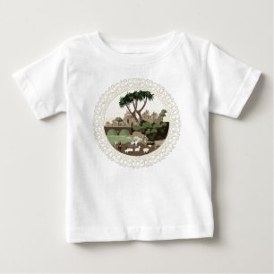 T-shirt Pour Bébé Un village du Moyen Âge
