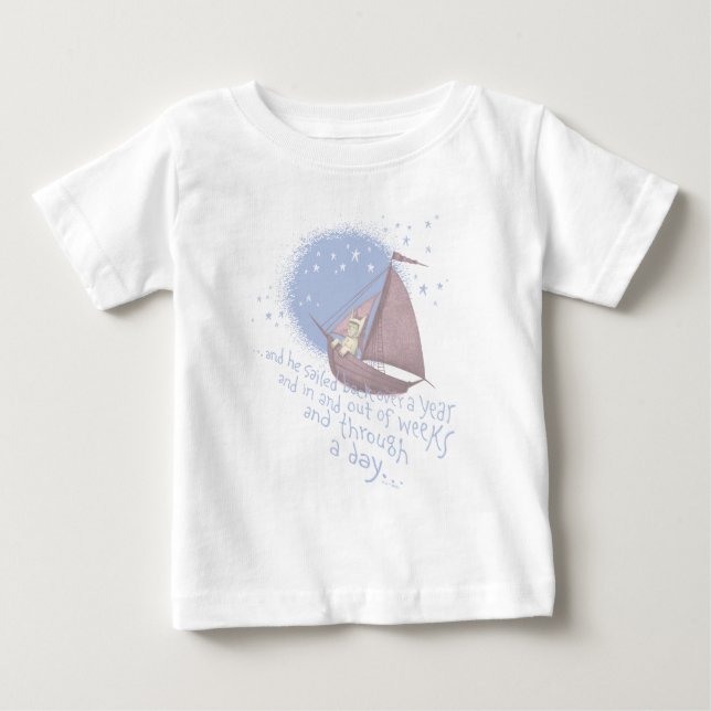 T-shirt Pour Bébé Un voyage d'un an avec Max (Devant)
