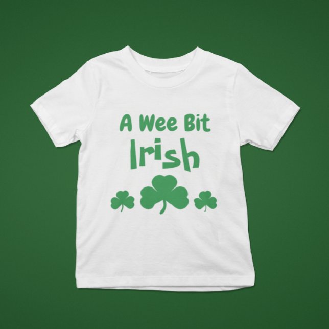 T-shirt Pour Bébé Un Weit Un Peu Irlandais (Créateur téléchargé)