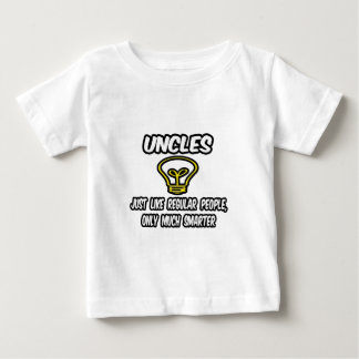 T-shirt Pour Bébé Uncles...Comme Des Gens Ordinaires, Seulement Plus