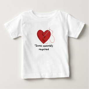 T-shirt Pour Bébé Une certaine chemise hérissée par coeur réparé