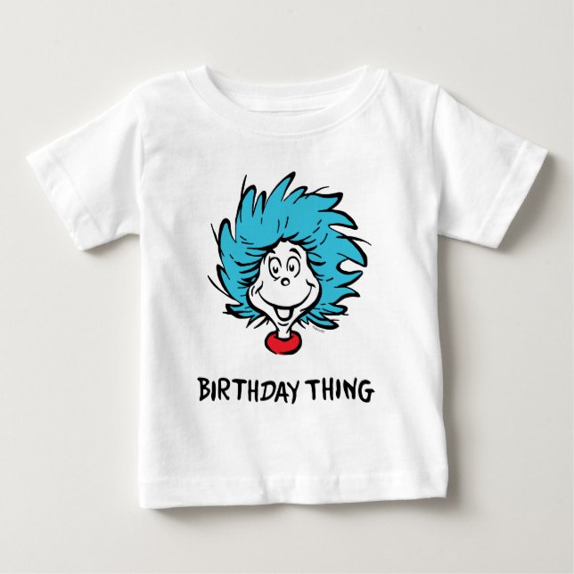 T-shirt Pour Bébé Une chose deux - Anniversaire (Devant)