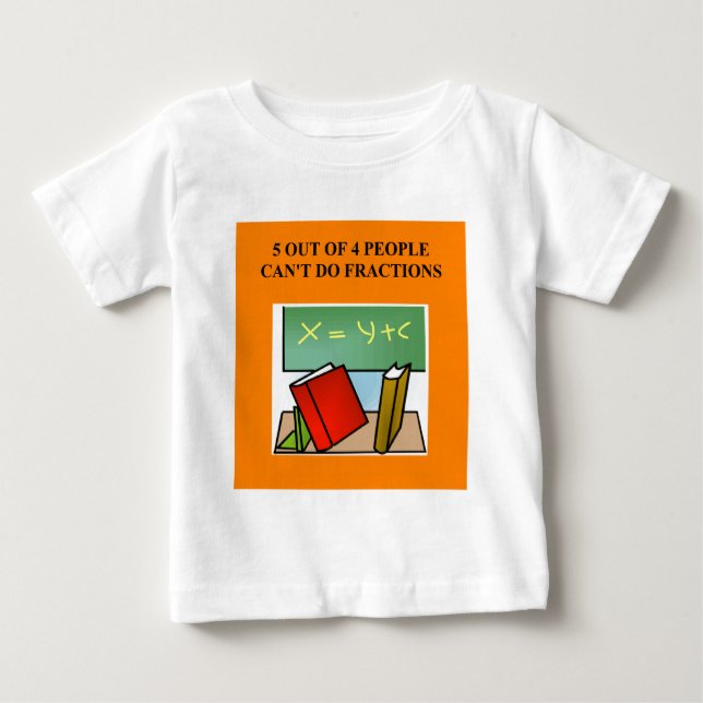 T-shirt Pour Bébé une drôle de blague mathématique (Devant)