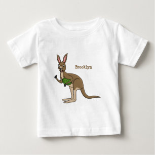 T-shirt Pour Bébé Une jolie illustration de kangourou australien