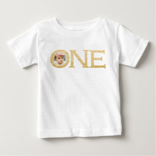 T-shirt Pour Bébé Une photographie de gloire d'or personnalisée
