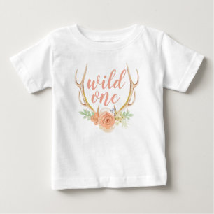 T-shirt Pour Bébé Une pièce en t infantile sauvage