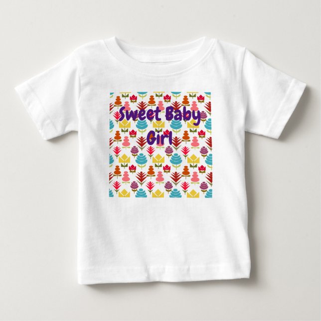 T-shirt Pour Bébé Une pléthore de fleurs (Devant)