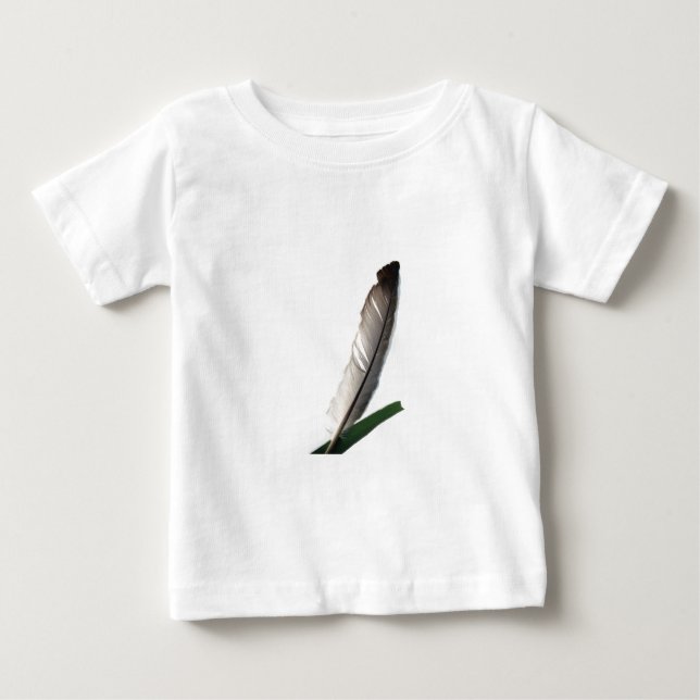 T-shirt Pour Bébé Une plume (Devant)