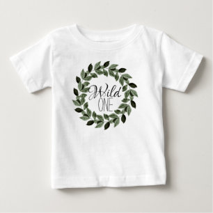 T-shirt Pour Bébé Une première chemise sauvage d'anniversaire