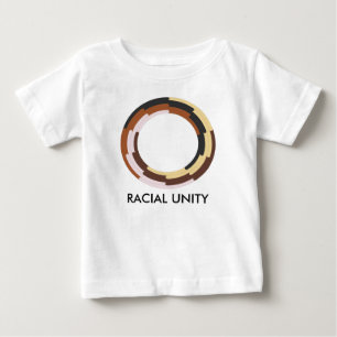 T-shirt Pour Bébé Une seule pièce racial de bébé d'unité