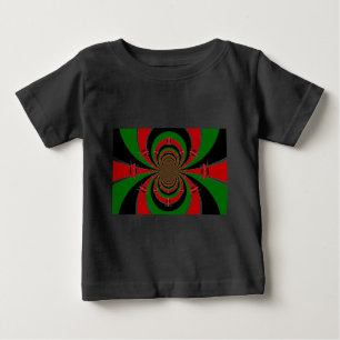 T-shirt Pour Bébé Une vision kenyane dynamique : le drapeau kényan K